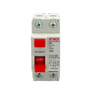 INTERRUPTOR DIFERENCIAL 2P 63A 230VAC 30MA TIPO AC SDR26330 STECK